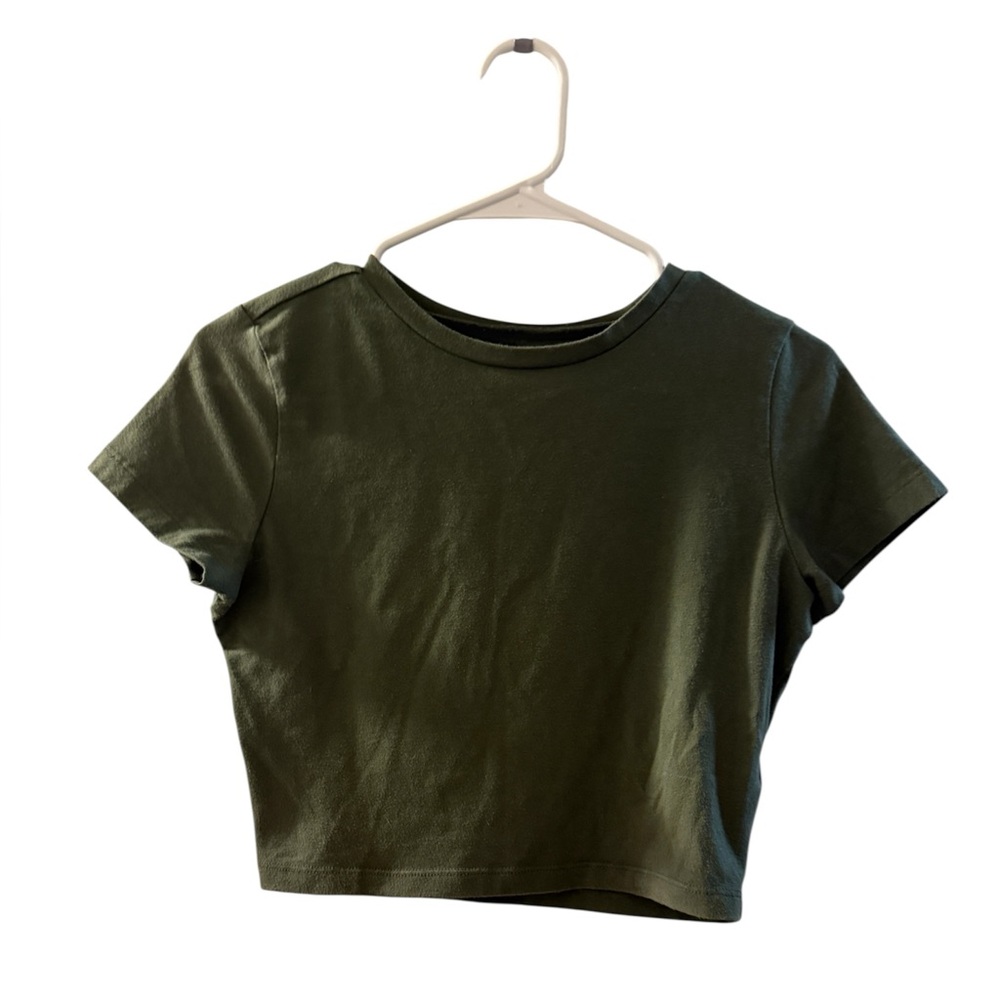 Wild Fable Olive Green Women's Crop Top